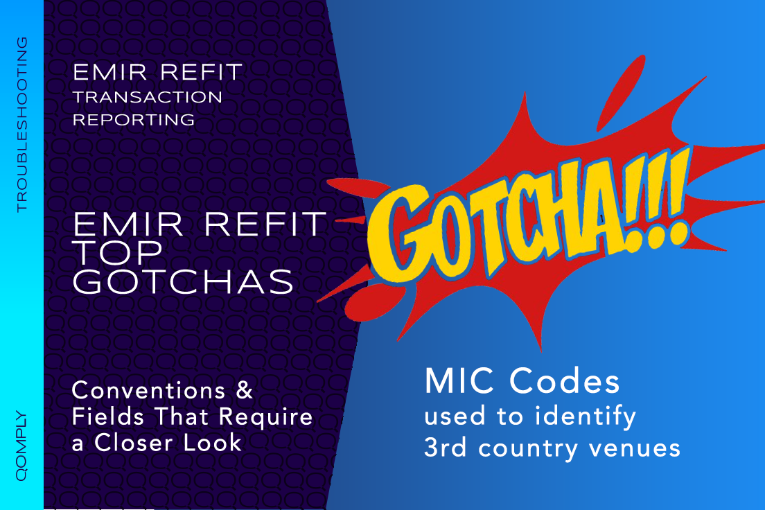 EMIR Refit | MIC Codes used for Third Party Venues