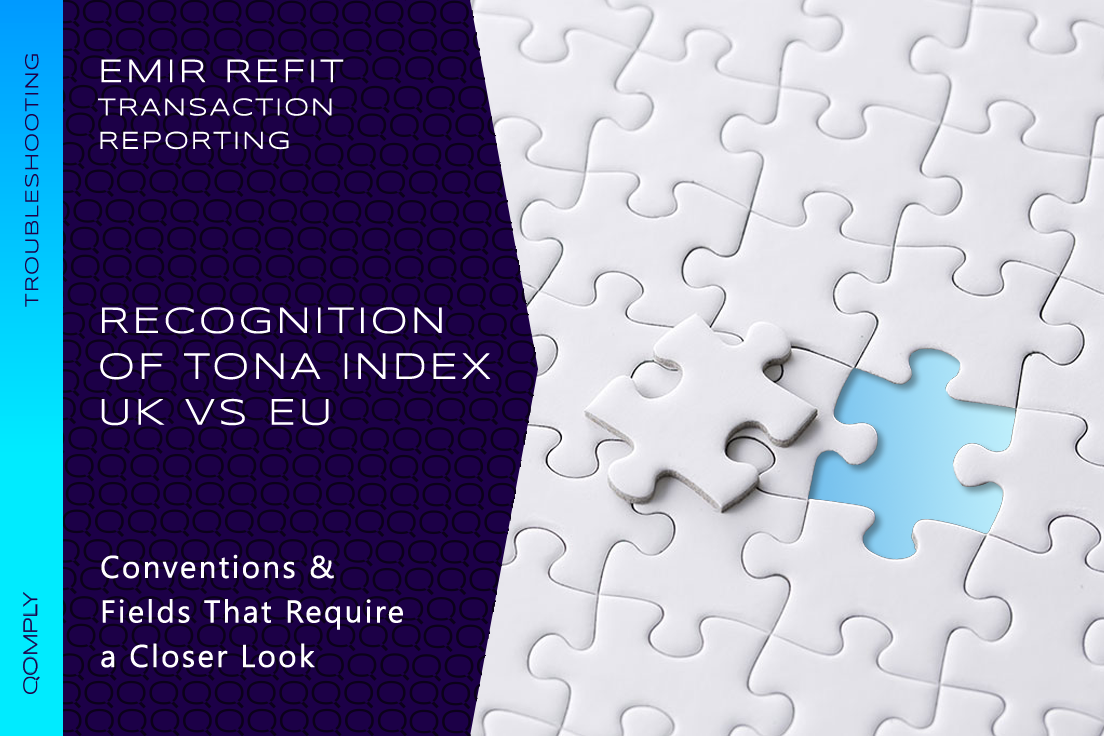 EMIR Refit | Recognition of Tona Index