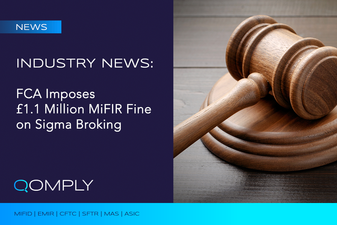 FCA Issues Second Fine For Transaction Reporting under mifir