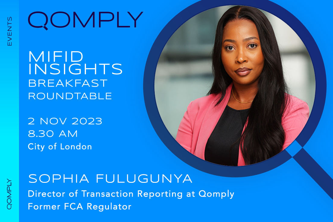 Qomply Hosts MiFID Insights Bbreakfast Roundtable on 02 Nov 2023