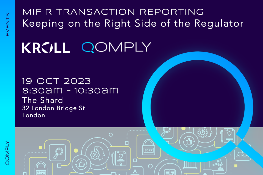 Register for Kroll/Qomply Breakfast Roundtable Event on MiFID - 19 Oct 2023