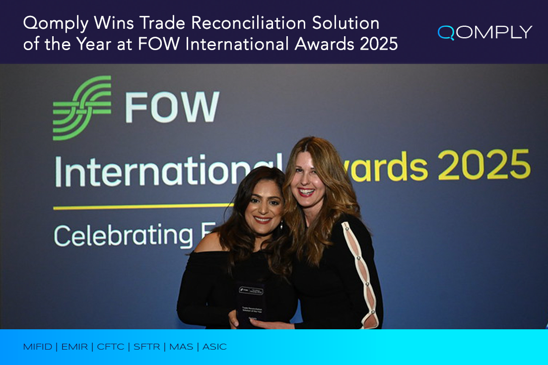 Qomply Scoops FOW Trade Reconciliation Solution of The Year Award