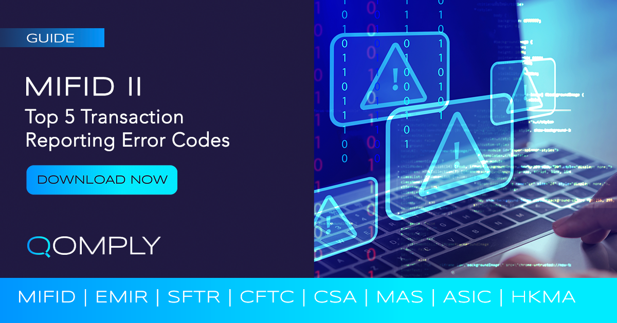 Top 5 Transaction Reporting Error Codes