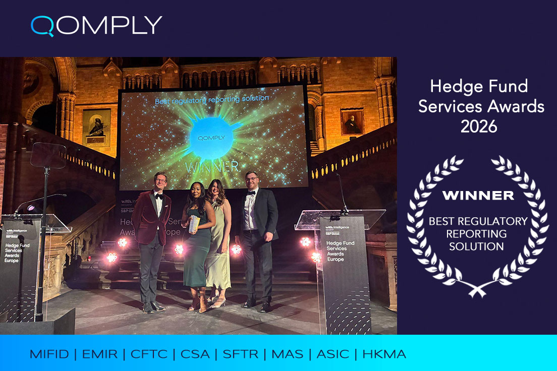 Qomply wins Best Regulatory Reporting Solution at the HFM Awards Europe 2026
